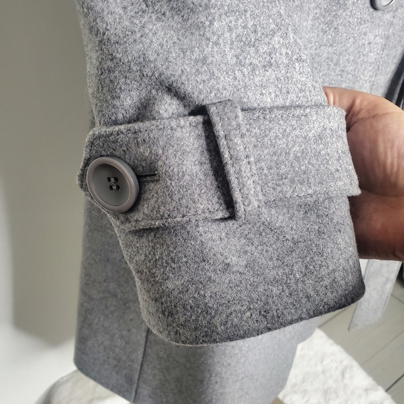 Cinzia Rocca Due | Virgin Wool Belted Coat with Notch Collar - Picture 6 of 12